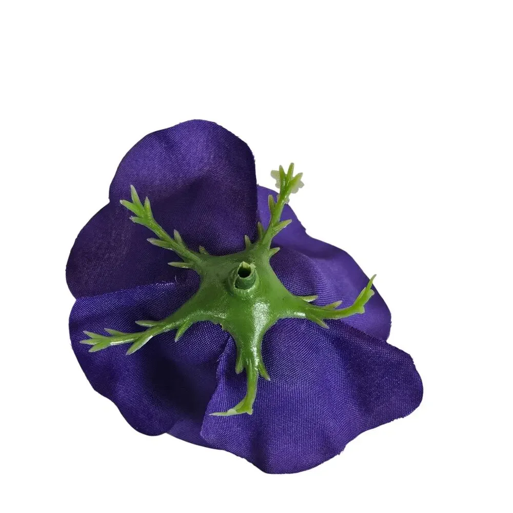 100 Purple Silk Rose Heads Stemless Wedding Floral Craft Wreaths DIY 2.5in
